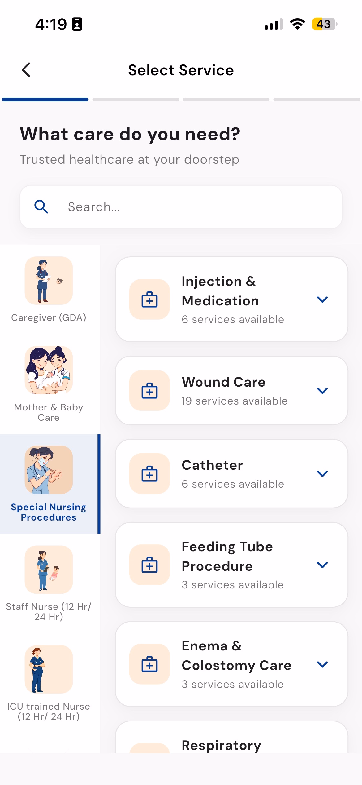 App Screen Profile